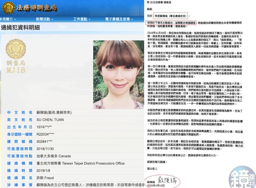 【貴婦奈奈懶人包】逃亡7年、捲款10億!2025返台投案是真是假?