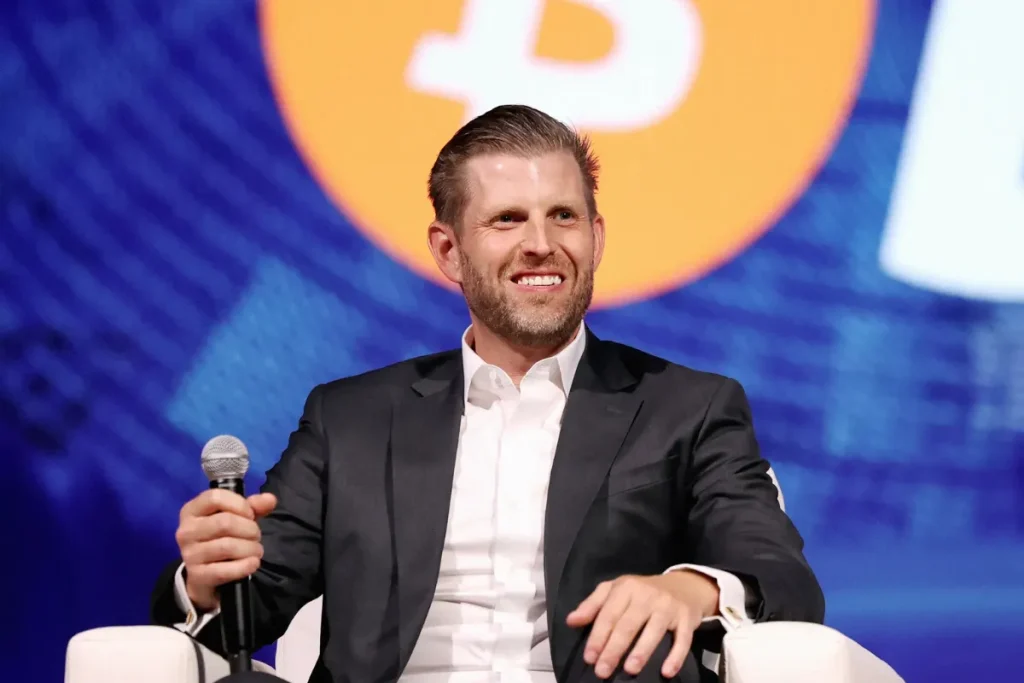 川普次子Eric Trump:投入加密貨幣市場創辦 ABTC