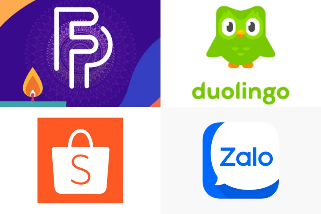 FinShell Pay、Duolingo、Shopee、Zalo都是來自東南亞開發的