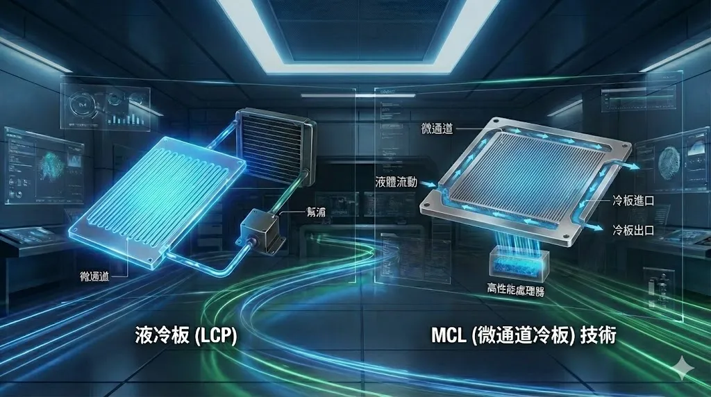 受 AI 需求爆發式提升，帶動水冷板與 MCL 散熱技術飛速成長