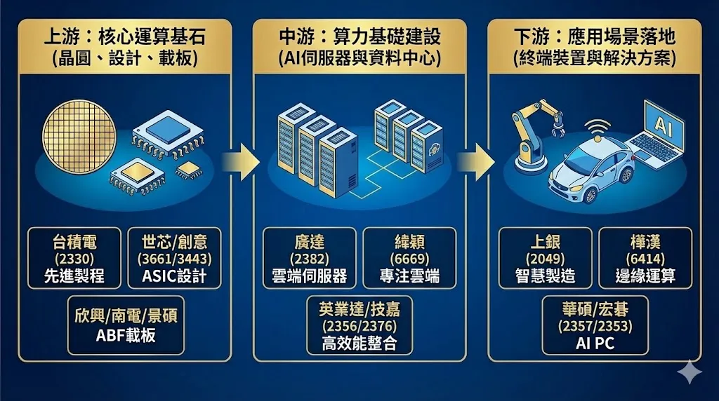 台股：AI 概念股