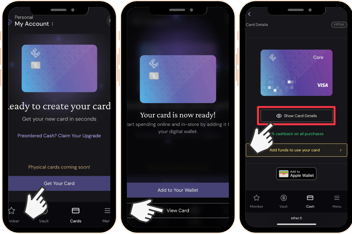 Ether.fi Card 實體卡申請流程步驟圖解